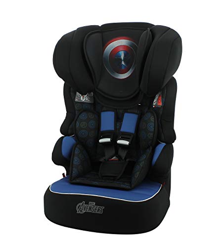 Silla de coche para Bebe BELINE grupo 1/2/3 (9-36kg), con proteccion lateral -Captain America