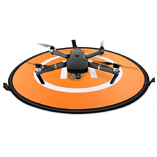 Sipobuy Plataforma De Aterrizaje Universal Plegable Portátil Impermeable para Drones, Helicóptero para Drones RC Aplicable, Drones PVB, dji Mavic Pro Phantom 2/3/4 Pro, Antel Robotic, 3DR Solo (75cm)