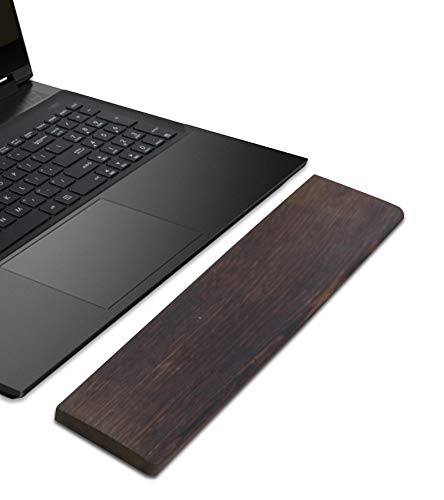 SK Studio Teclado Almohadilla para reposamuñecas Oficina Madera nogal 87 teclas Fácil escribir Accesorios para computadora Ali del dolor Cómodo Laptop antideslizante Juego ergonómico Madera wengué