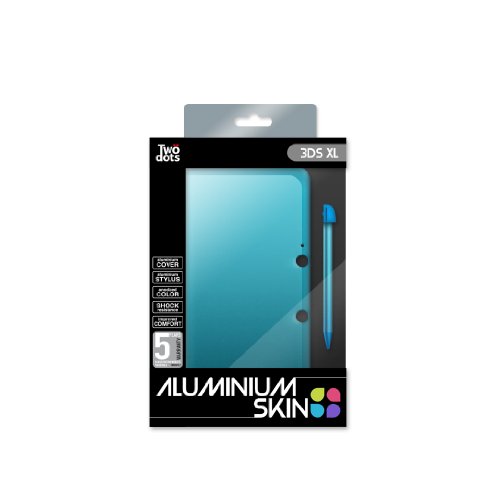 Skin Protection Aluminium + Stylet - Icy Blue Pour 3DS XL [Importación Francesa]