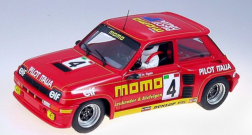 Slot car SCX Scalextric Fly 88188 Renaul 5 Turbo European Cup'84