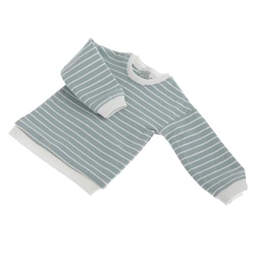 SM SunniMix Traje de Sudadera, Diseño de Rayas, para Ropa de Muñecas, para Hacer Muñeca, Doll - Verde SM SunniMix Traje de Sudadera, Diseño de Rayas, para Ropa de Muñecas, para Hacer Muñeca, Doll - Verde