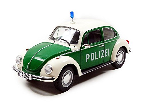 Solido-Modelo de Juguete 1974 Volkswagen Beetle 1303 German Police, 1:18 Scale (S1800504)