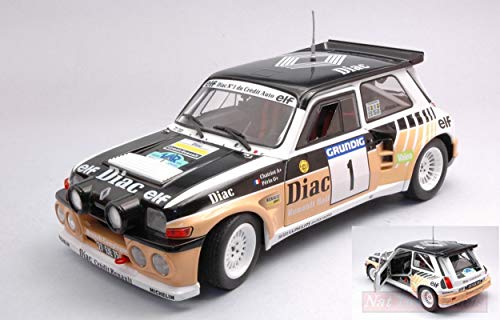 Solido SL1804705 Renault 5 Maxi N.1 Rally DU VAR 1986 F.CHATRIOT-M.PERIN 1:18 Compatible con
