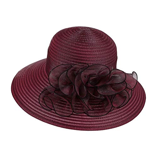 Sombrero De Derby Completo De La Iglesia De Las Sencillos Mujeres Sombrero De Stowable Sombrero De La Playa del Sombrero De Paja De La Pesca De La Suposición Sombrero del Disquete Sombrero con Estilo Sombrero De Derby Completo De La Iglesia De Las Sencillos Mujeres Sombrero De Stowable Sombrero De La Playa del Sombrero De Paja De La Pesca De La Suposición Sombrero del Disquete Sombrero con Estilo