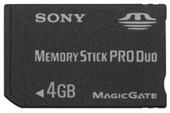 Sony Memory Stick Pro Duo - Tarjeta de memoria para PSP (4 GB)