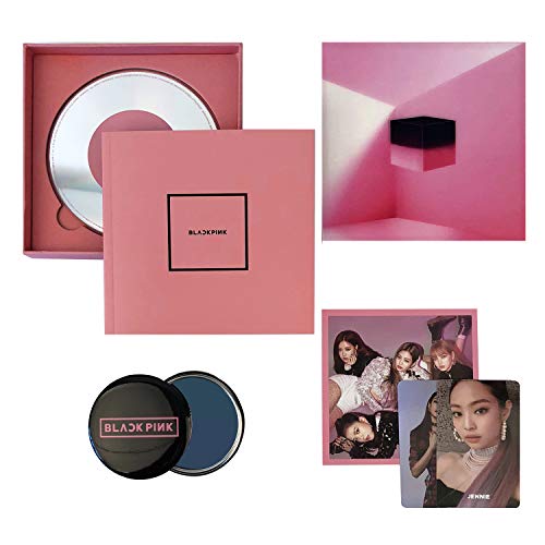 Square Up [ PINK Ver. ] - BLACKPINK 1st Mini Album CD + Photo Book + Lyrics Book + Postcard + Photocard + FREE GIFT / K-POP Sealed.
