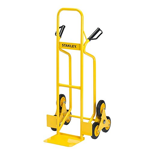 Stanley SXWTD-HT523 - Carretilla de mano de acero, 200 kg, Amarilla Stanley SXWTD-HT523 - Carretilla de mano de acero, 200 kg, Amarilla
