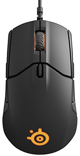 SteelSeries Sensei 310, Ratón para Juegos Óptico, Ambidiestro, Iluminación RGB, 8 Botones, Laterales de Goma, PC/Mac, Negro