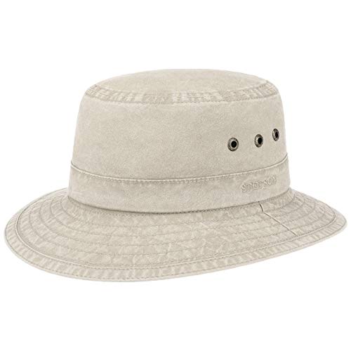 Stetson Sombrero Pescador Reston by viajesombrero (L (58-59 cm) - Beige)