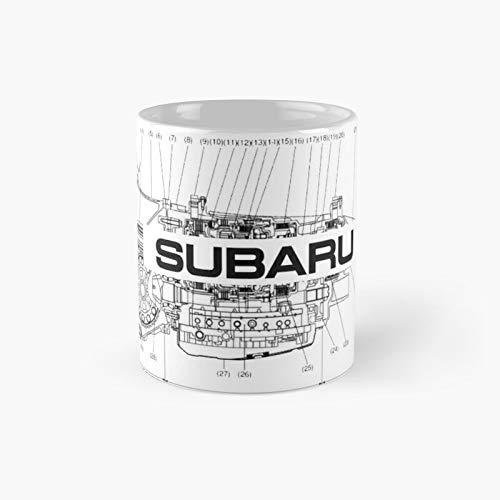 Subaru Transmisión clásica taza mejor regalo divertidas tazas de café 11 oz mejor Oz
