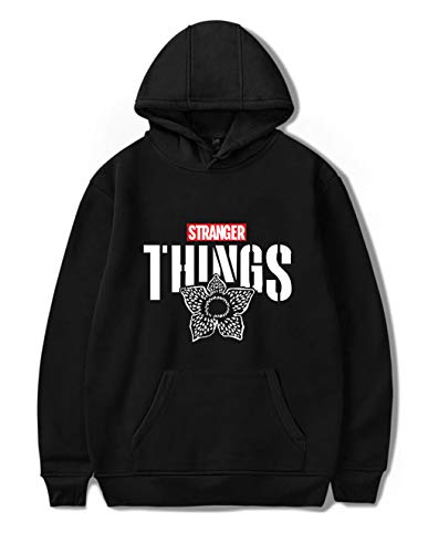 Sudadera Stranger Things Mujer, Sudadera Stranger Things Niña, Unisex Hombres Chicas Niño Sudadera con Capucha Impresión Suéter Fresco Stranger Things de Fans Streetwear Sudaderas