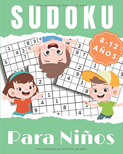 Sudoku para niños 8-12 años: libro de pasatiempos para niños | Niveles: fácil - medio - difícil con soluciones | sudoku infantil - juego de logica - calculo mental