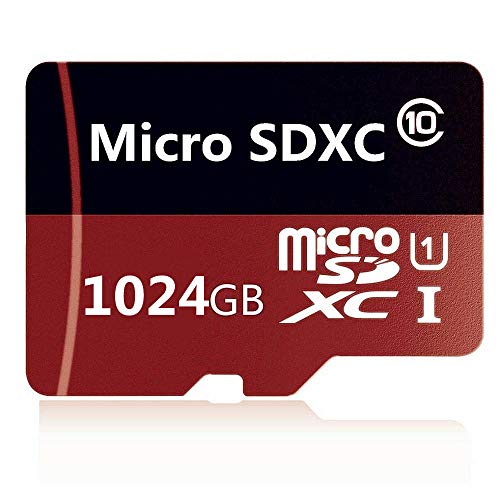 Tarjeta Micro SD de 512 GB/1024 GB, diseñada para smartphones Android, tabletas SDXC Memory Card High Speed Class 10 con adaptador Micro SD (1024 GB-b)
