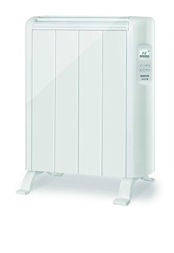 Taurus Vilna 600W Emisor Térmico Digital, Tecnología Seca, sin Fluidos, 4 elementos, programación diaria-semanal, 3 modos, temperatura ajustable, incluye patas y soporte pared, 600W, multicolor Taurus Vilna 600W Emisor Térmico Digital, Tecnología Seca, sin Fluidos, 4 elementos, programación diaria-semanal, 3 modos, temperatura ajustable, incluye patas y soporte pared, 600W, multicolor