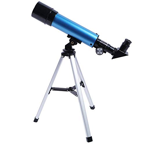 Telescopio infantil para principiantes, aumento de alta definición, telescópico astronómico, manual compacto, reflector óptico con trípode para llevarlo como regalo para niños, principiantes