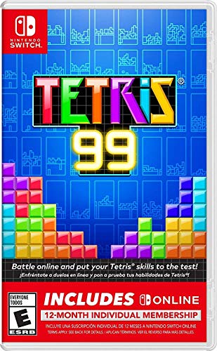 Tetris 99 + 12 Month Nintendo Switch Online Individual Membership forNintendo Switch [USA]