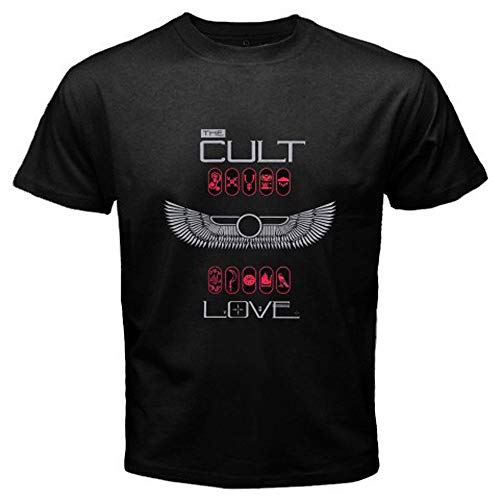 The Cult Love Rock Band Music Legend Men's Black T-Shirt Size S to 3XL