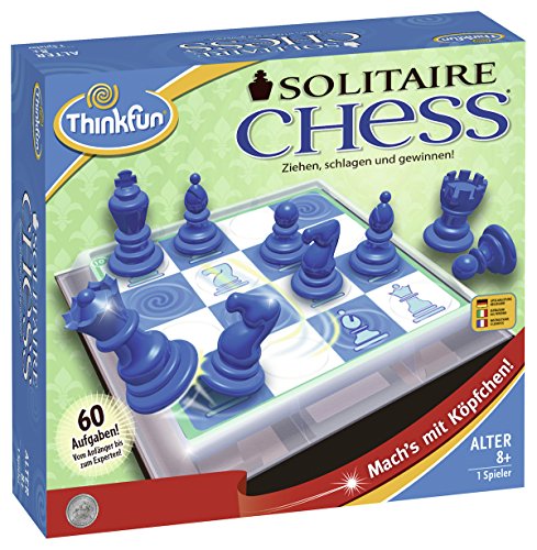 ThinkFun 76325 Soitaire Chess® - Juego de Pensamiento Fascinante