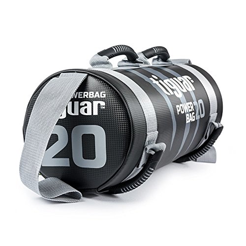 tiguar Powerbag FitnessBag – Saco de peso Crossfit bolsillo de peso 5 kg 10 kg 15 kg 20 kg 25 kg Fuerza Entrenamiento Pesos con asas, d) 20kg