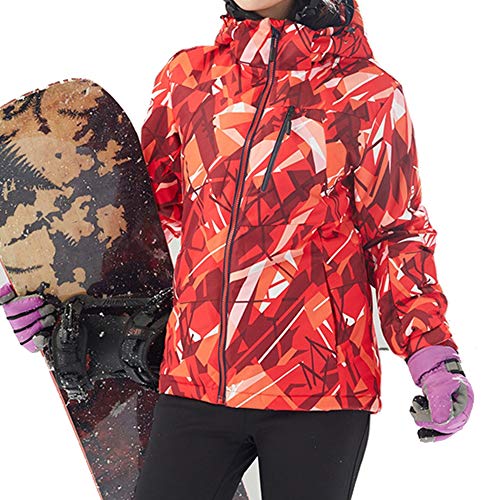 Traje De Esquí De Camuflaje De Invierno, Impermeable Y Usable De Gran Tamaño para Deportes Al Aire Libre, Modelos Femeninos,XL