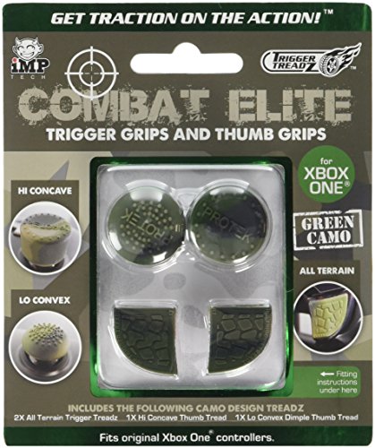 Trigger Treadz Combat Elite Thumb & Trigger GriPS Pack - Green Camo (Xbox One) [Importación Inglesa]