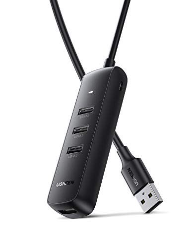 UGREEN Hub USB 3.0 4 Puertos, Concentrador USB Adaptador 5Gbps 4 Puertos USB Multiples 3.0 para PC, PS5, Raspberry pi 4, MacBook Pro Air, Xbox X/S, PS4, DELL XPS 15, Surface Pro, Memoria USB, 1 Metro UGREEN Hub USB 3.0 4 Puertos, Concentrador USB Adaptador 5Gbps 4 Puertos USB Multiples 3.0 para PC, PS5, Raspberry pi 4, MacBook Pro Air, Xbox X/S, PS4, DELL XPS 15, Surface Pro, Memoria USB, 1 Metro