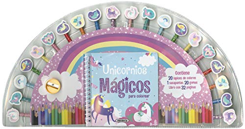 Unicornios Mágicos (Lápices y gomas)