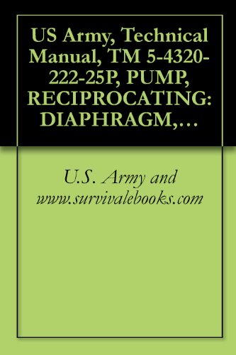 US Army, Technical Manual, TM 5-4320-222-25P, PUMP, RECIPROCATING: DIAPHRAGM, G DRIVEN, WHEEL MOUNTED, RUBBER TIRES; 4-INCH, 100 GPM AT 10 FT S LIFT, (RICE ... manauals, special forces (English Edition)
