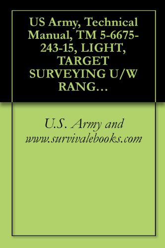 US Army, Technical Manual, TM 5-6675-243-15, LIGHT, TARGET SURVEYING U/W RANGE POLE, SELF ILLUMINATING W/CARRYING CASE, (MI DESIGN), (NSN 6675-00-612-1187) (English Edition)