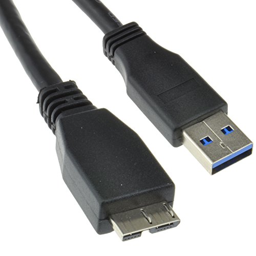 USB 3,0 SuperSpeed A Masculino a 10 Pines Micro B Masculino Cable Negro 0,3 m 30 cm [0.3 Metros/0,3m]