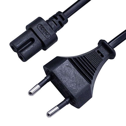 Vebos Cable de alimentación Play 3 Negro 3m - Compatible con SONOS Play 3 Cable de alimentación 3M