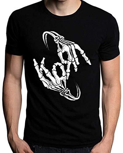 Wekrust® - Camiseta con Logotipo de Esqueleto