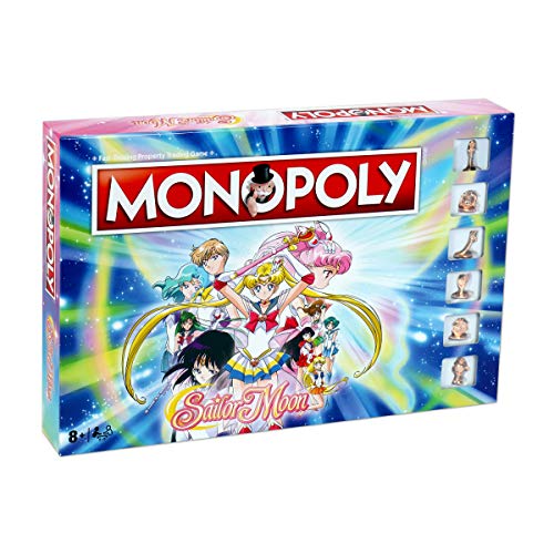 Winning Moves Monopoly Monopolio Sailor Moon, Color Luna Marinero, Talla única (036177)