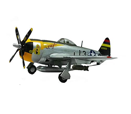 X-Model 1:72 Militar De Aviones, La Segunda Guerra Mundial EE.UU. P-47 D De Combate Terminado Modelo,Objetos De Colección (6Inch × 7Inch)