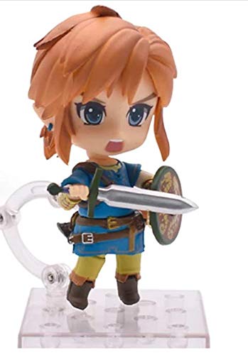 XINLIANG Figura de Zelda Figura de Zelda Breath of The Wild Link Ver Versión PVC Acción Modelo de colección Juguetes Muñeca de Regalo para Navidad 11cm