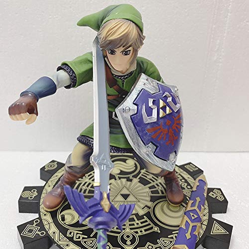 XINLIANG Figura de Zelda Zelda Legend Anime Zelda Breath The Wild Master Sword Figura Skyward Link Figura de acción Juguetes de Modelos coleccionables Navidad