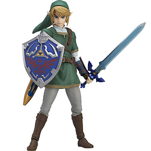 xunlei Juguetes de Zelda Juegos de Moda Figura de acción The Zelda Twilight Princess Link Figma Figura de acción 14cm