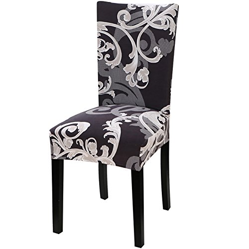 YISUN Fundas de Silla de Comedor en Spandex, Elásticas y Modernas, Extraíbles y Lavables, Fundas de Licra para Sillas Altas 4/6 Piezas Fundas Protectoras para Sillas YISUN Fundas de Silla de Comedor en Spandex, Elásticas y Modernas, Extraíbles y Lavables, Fundas de Licra para Sillas Altas 4/6 Piezas Fundas Protectoras para Sillas