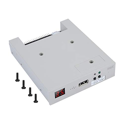 Zerone Unidad de disquete emulador USB 5V 3.5" 1.2MB Unidad Flash Externa Plug&Play Protección de Datos Seguro Simulador de Control Industrial Equipo