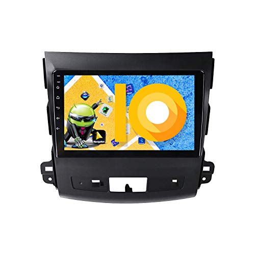 ZWNAV 9 pulgadas Android 9.1 coche estéreo para Mitsubishi Outlander 2006-2011, para Peugeot 4007 2007-2012, para Citroen C-Crosser 2007-2012, navegación GPS, Wifi, Bluetooth, SWC, DSP, 4G Networm