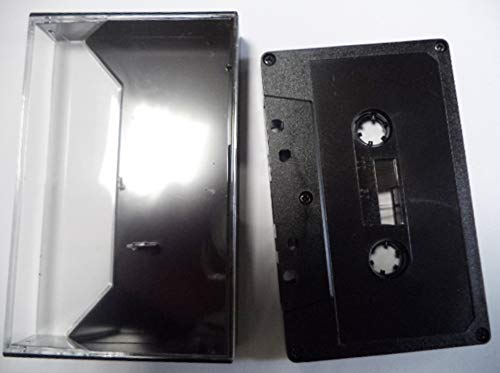 10 Cintas Virgenes Cassette Ferro 60 Minutos con Carcasa Color Negro/Ref.4210