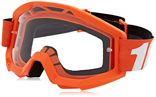 100% Strata, Gafas de bicicleta Unisex adulto, Talla única, Naranja (Orange/Blue)