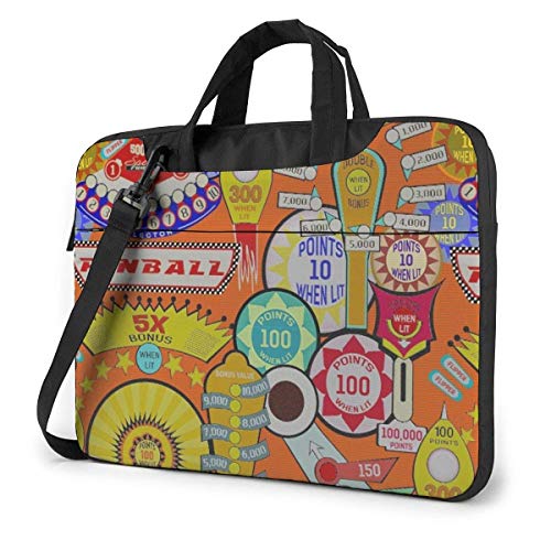 15.6″Durable Hombro Mensajero Bolsa maletín PC Pinball Moda Impermeable Ordenador Portátil/portátil/Tablets