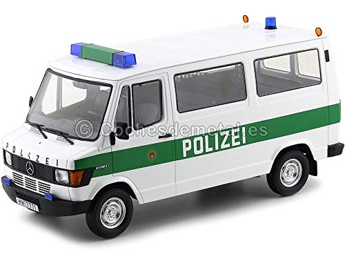 1988 Mercedes-Benz 208 D Microbus Polizei 1:18 KK-Scale 180292