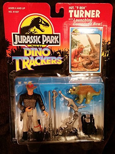 1993 Jurassic Park - Series 2 Dino-Trackers Sgt. T-Rex Turner Action Figure by Jurassic Park 1993 Jurassic Park - Series 2 Dino-Trackers Sgt. T-Rex Turner Action Figure by Jurassic Park