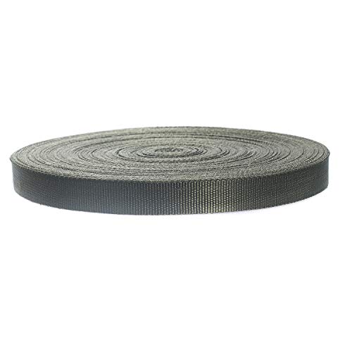 50 Metros x 25mm Correa de Correas de Polipropileno - 1,4mm Espesor - Multiusos PP Cinta para Bricolaje Craft Mochila Flejes Delantal Bolsas, Caqui TKB5070 Khaki