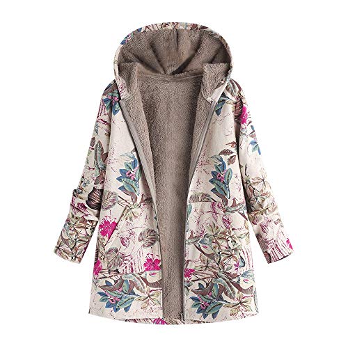 Abrigo De Invierno Mujer Libre Abrigos para Mujer Rebajas Talla Grande Abrigo con Capucha De Manga Larga Vintage Cremallera Señoras Abrigos con Bolsillos Gruesos De Lana riou (Hot Pink 1, XL) Abrigo De Invierno Mujer Libre Abrigos para Mujer Rebajas Talla Grande Abrigo con Capucha De Manga Larga Vintage Cremallera Señoras Abrigos con Bolsillos Gruesos De Lana riou (Hot Pink 1, XL)
