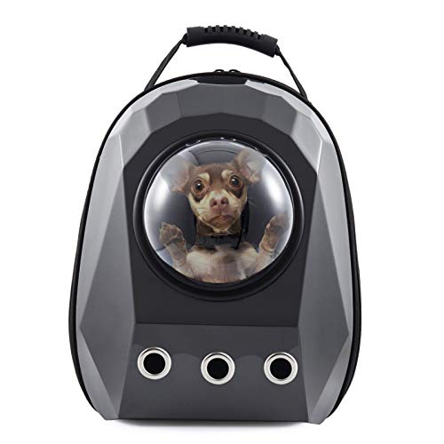 Aceshop Mochila Transpirable Cápsula Mascotas, Mochila Carrier, Bolsas de Viaje para Gatos Perros Puppy Small Animals Mascotas Conveniente para Viaje Caminando