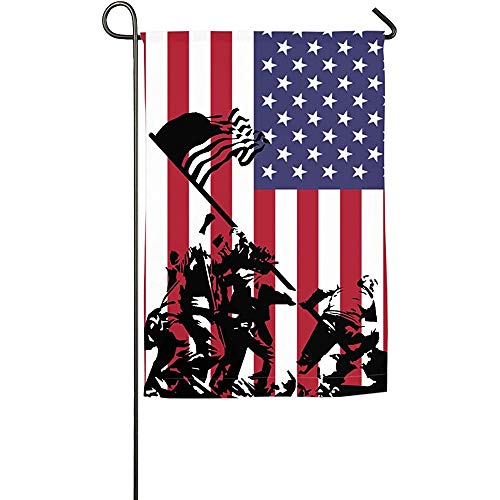 AllenPrint House Yard Flag,Estandarte De La Bandera del Día De Los Veteranos De Los Soldados, Llamativos Estandartes De La Bandera De La Casa para El Jardín,32x45.7cm AllenPrint House Yard Flag,Estandarte De La Bandera del Día De Los Veteranos De Los Soldados, Llamativos Estandartes De La Bandera De La Casa para El Jardín,32x45.7cm